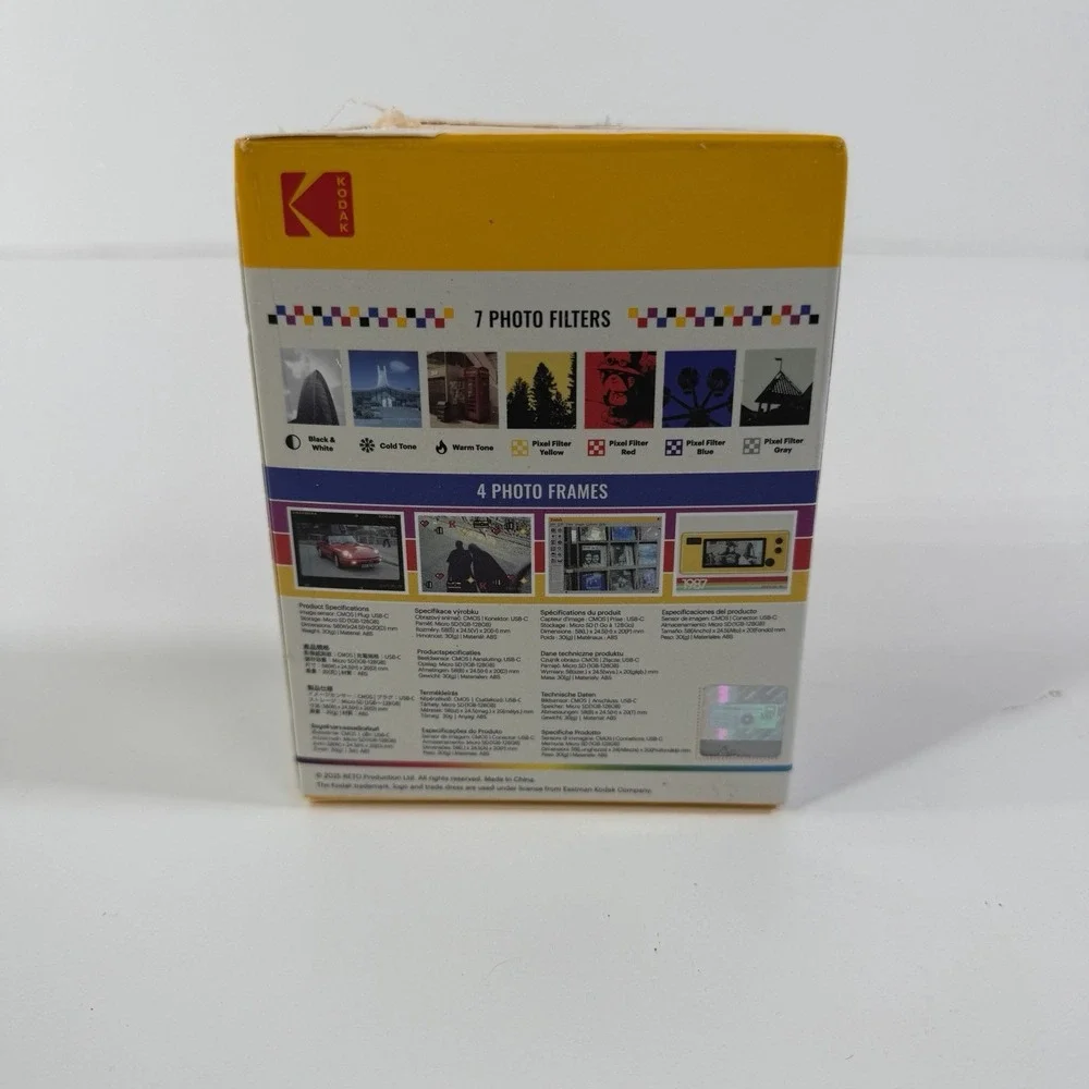 Kodak Charmera Keychain Digital Camera 1987 Style Blind Box Vintage Designs New